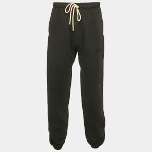 Fear of God Essentials Black Cotton Knit Trackpants M