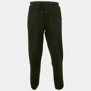 Fear of God Essentials Black Cotton Knit Trackpants S