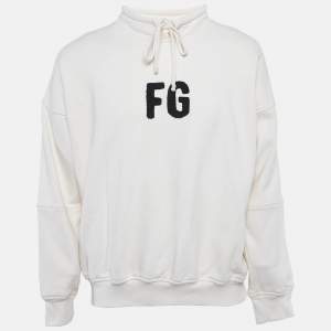 مملوكة مسبقًا سويتشرت فير أوف غود سكس كولكشن عنق وهمي قطن بيج مقاس صغير (سمول)