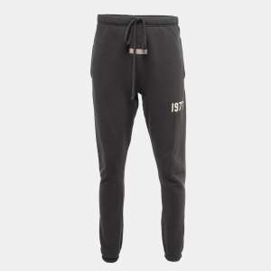 Essentials Fear of God Dark Grey Cotton Knit Joggers S