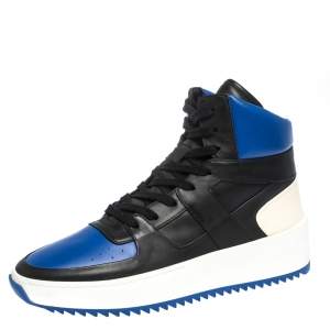 Fear Of God Tri Color Leather Basketball High Top Sneakers Size 41