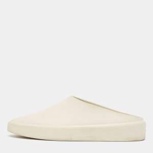 Fear of God Beige Rubber Flat Mules Size 43