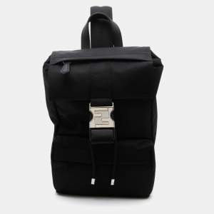 Fendi Black Nylon Small Fendiness Backpack