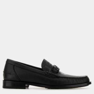 Fendi Black Leather Mocassin UK 7 EU 41