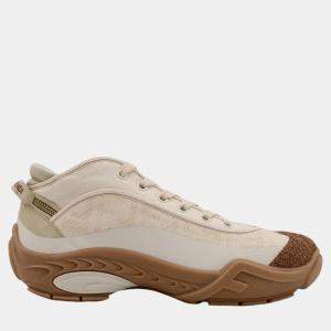 Fendi Beige Canvas Fendi Lab Sneakers  EU 43