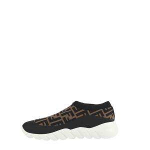 Fendi Brown/Black Tech Fabric Sneakers Size UK 6 EU 40