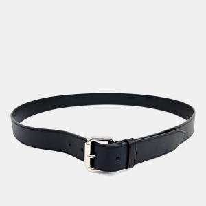 مملوكة مسبقًا Fendi Black Leather Belt