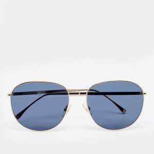 Fendi Gold Tone/ Blue FF 0379/G/S Aviator Sunglasses