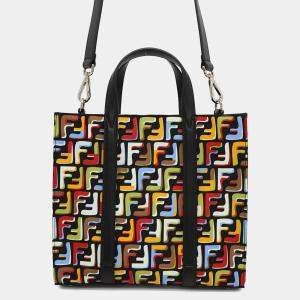 Pre Owned Fendi Multicolor 2WAYHandbag Multicolor Nylon