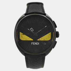 Pre Owned Fendi Momento Bugs F214611611 Quartz Stainless Steel Men's Wristwatch 40 mm