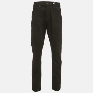 مملوكة مسبقًا بنطلون جينز فريم دينم أسود L'homme مقاس كبير جداً - إكسترا لارج الخصر 37"