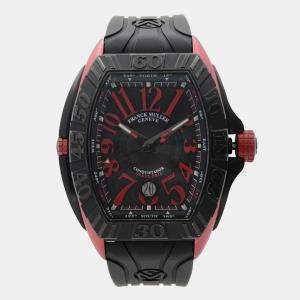 Franck Muller Conquistador Grand Prix Titanium Black Dial Watch 47 mm