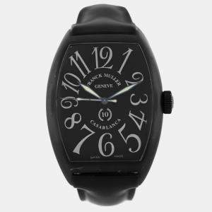 Franck Muller Black Stainless Steel Casablanca 8880 Automatic Men's Wristwatch 39 mm