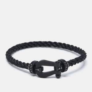 Fred Force 10 Black Diamonds Titanium Steel Bracelet 17