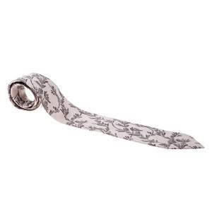 Pre Owned Giorgio Armani Vintage Blush Pink Floral Printed Silk Traditional Tie