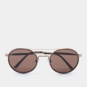 Giorgio Armani Gold/Brown Havana 49021 Sunglasses