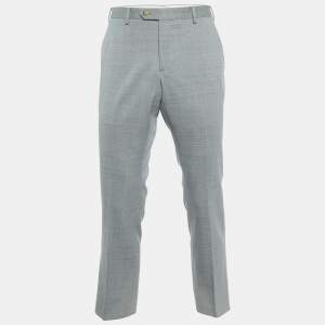 Giorgio Armani Grey Virgin Wool Pants L