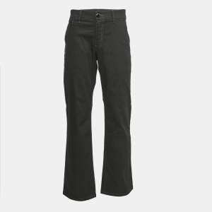 Giorgio Armani Black Denim Straight Fit Jeans 3XL Waist 38"