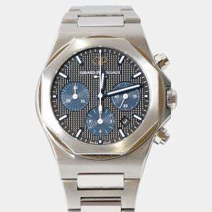 Pre Owned Girard-Perregaux Laureato 81020-11-631-11A Automatic Black Stainless Steel Men’s Wristwatch 42 mm