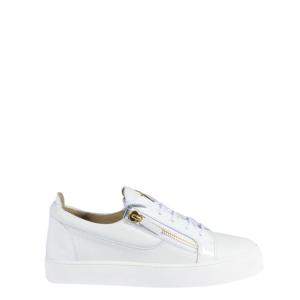 Giuseppe Zanotti White Frankie Low Top Sneakers Size EU 44