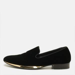 مملوكة مسبقًا حذاء سليبرز جوسيبي زانوتي "كيفين سموكينغ" سويدي أسود مقاس 44