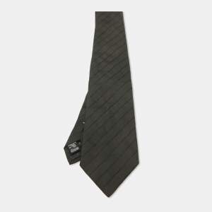 Givenchy Black Patterned Silk Tie