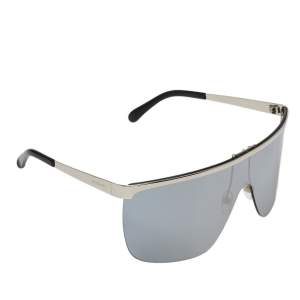 Givenchy Silver Tone/Silver Mirrored GV 7117/S Shield Sunglasses