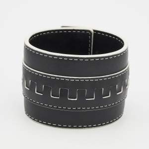 Givenchy Monochrome Leather Wrap Bracelet