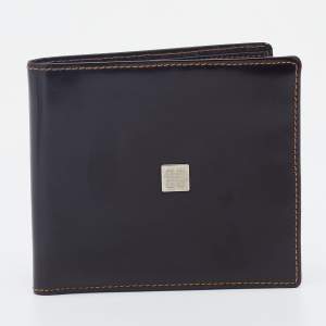 Givenchy Dark Brown Leather Bifold Wallet