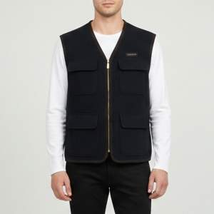 Pre Owned Givenchy Navy Blue Wool Vest XL
