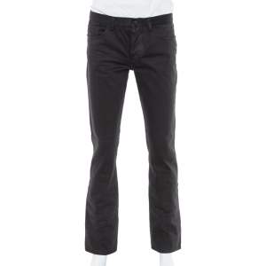 Pre Owned Givenchy Black Denim Straight Leg Jeans M