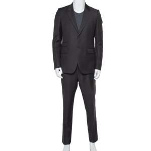 Givenchy Dark Grey Wool Suit L