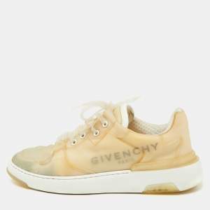 Givenchy Beige PVC Low Top Sneakers Size 42