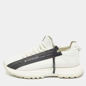Givenchy White Leather Lace Up Sneakers Size 41