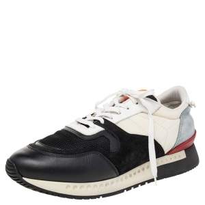 Givenchy Tricolor Mesh And Suede Low Top Sneakers Size 43