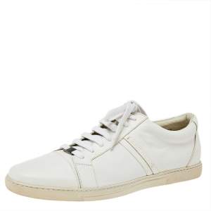 Givenchy White Leather Low Top Sneakers Size 43