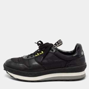 Givenchy Black Leather TR3 Lace Up  Sneakers Size 45