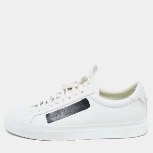 Givenchy White Leather Low Top Sneakers Size 40