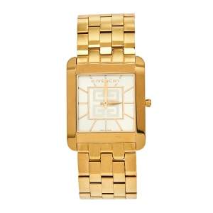 Givenchy Champagne Yellow Gold Plated Stainless Steel GV.5200M Men's Wristwatch 31 mm