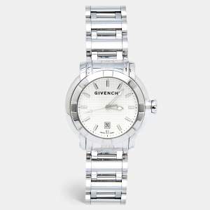 Givenchy White Stainless Steel GV.5202M Men's Wristwatch 44 mm