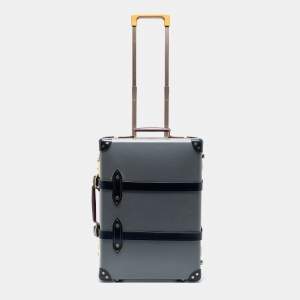 Globe Trotter Tricolor Fiber Board And Leather Centenary Carry On Suitcase