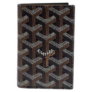 Goyard Black Goyardine Coated Canvas And Leather St. Marc Bifold Card Holder