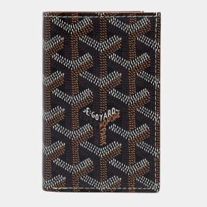 Goyard Black Goyardine Coated Canvas Saint Pierre Bifold Card Holder