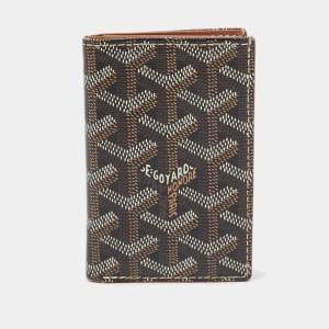 Goyard Black Goyardine Coated Canvas Saint Pierre Card Holder