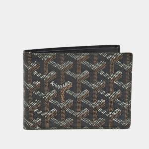 Goyard Black Goyardine Coated Canvas Victoire Bifold Wallet