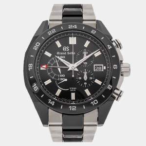 Pre Owned Pre-Owned Grand Seiko Sport Collection Spring Drive Chronograph GMT SBGC223 Automatic 46 mm