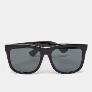 Gucci Black GG0057SKN Square Sunglasses