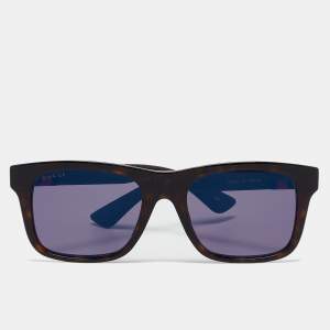 Gucci Brown/Black Tortoise GG0008S Wayfarer Sunglasses