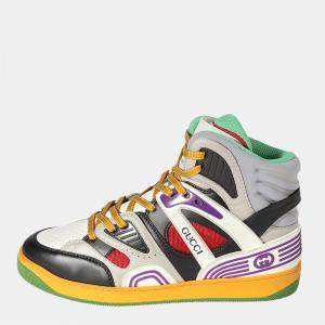 مملوكة مسبقًا Gucci 'Black Demetra' Men's Basket Sneaker UK 7 EU 41