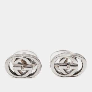 Gucci GG Sterling Silver Cufflinks